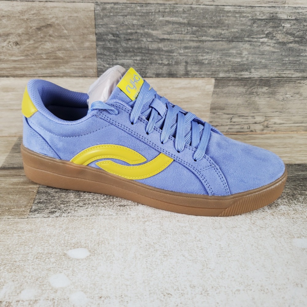 Ryka‎ Viv Next Womens Shoes Sz 9.5 M Athletic Runinng Yellow Suede Sneakers